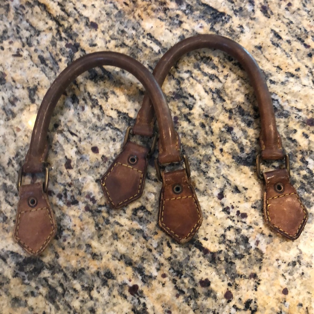 Authentic Louis Vuitton Handles and Chaps from Speedy Handbag (2)